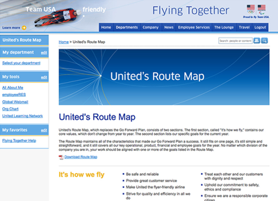 United Route Map thumbnail